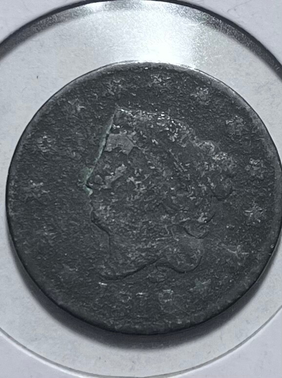1818 coronet head large cent