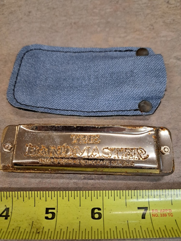 The Bandmaster Harmonica with Case