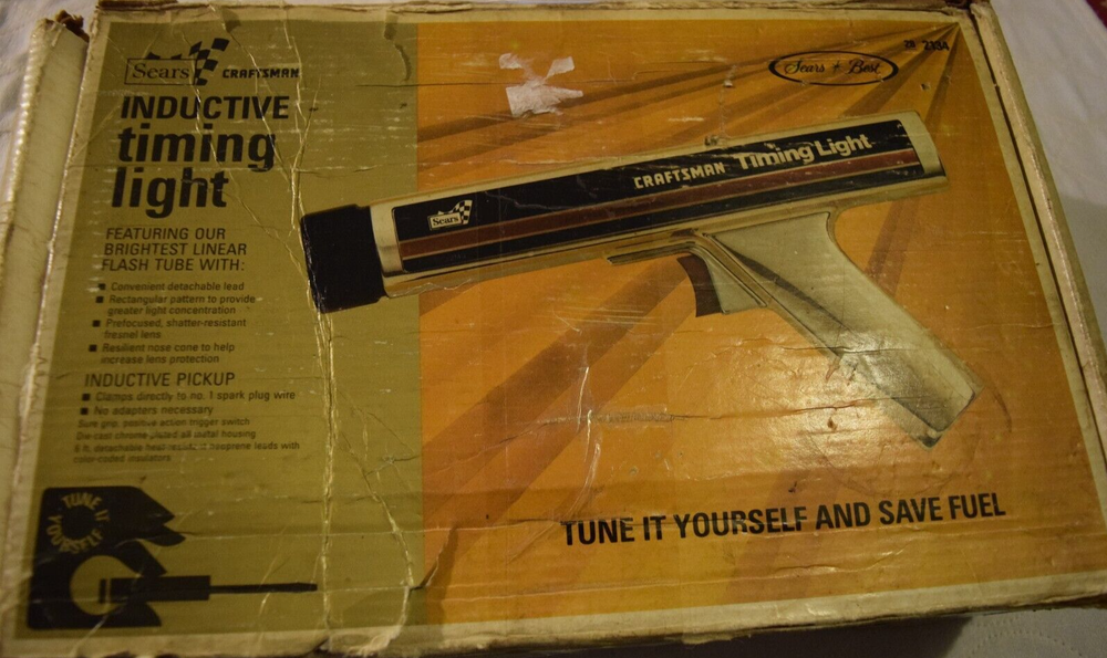 Vintage Sears Craftsman Inductive Timing Light 28-2134 - UNTESTED