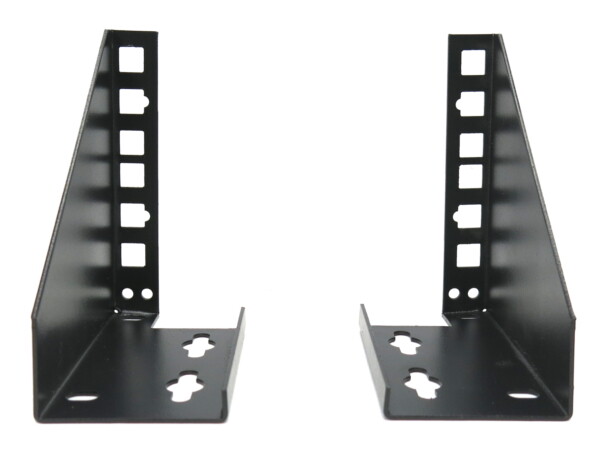 CNAweb 2U 19" Network Rack Bracket for Wallmount Vertical Hang or Desk Mount