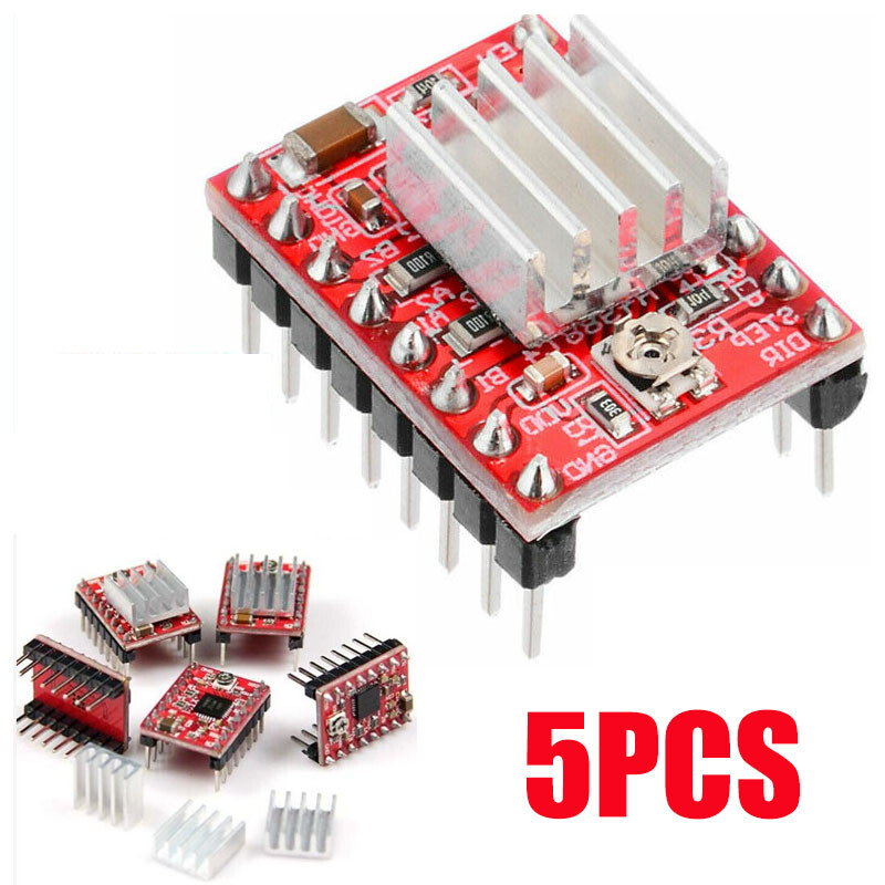 5PCS A4988 3D Printer Stepper Motor Driver Module StepStick for Pololu Reprap