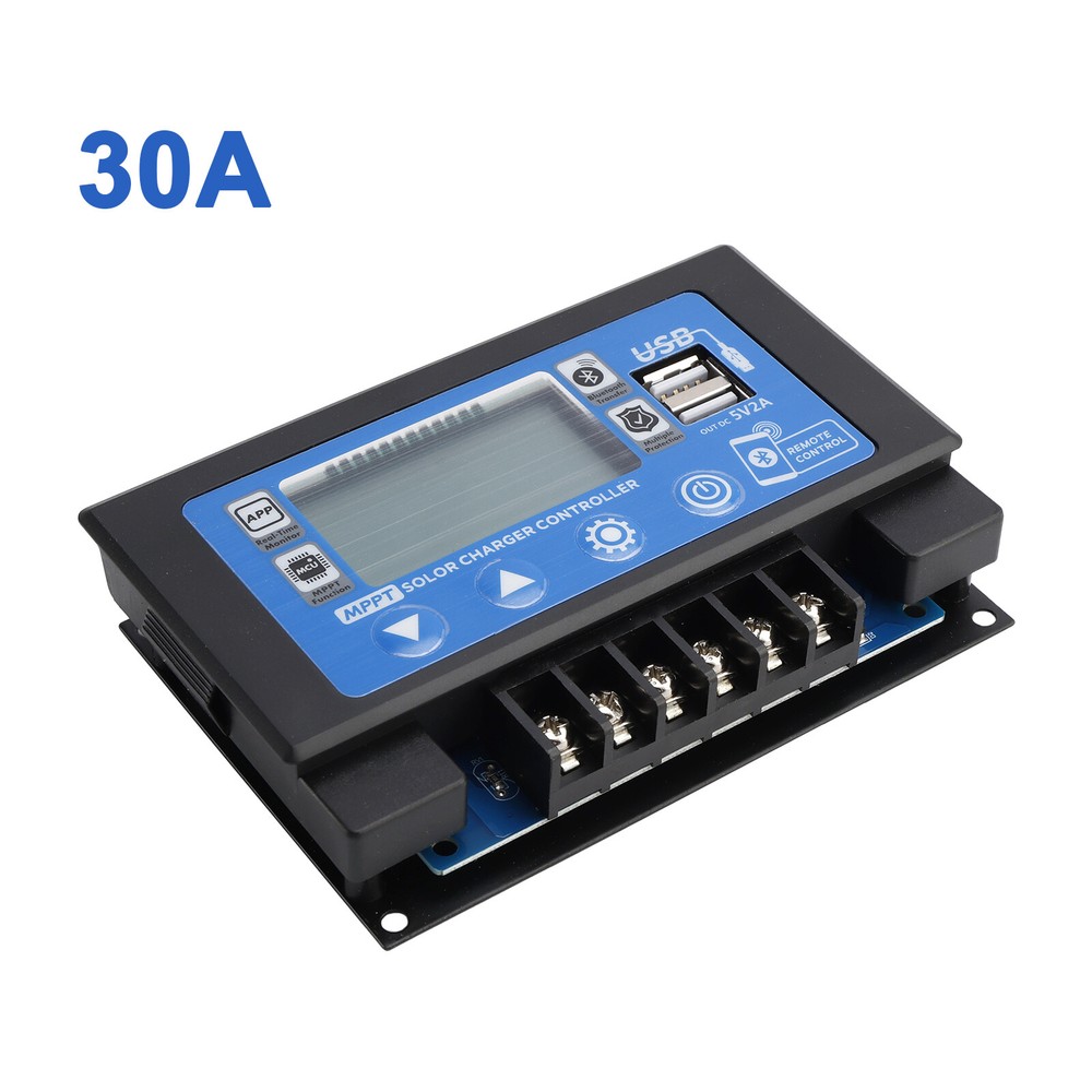 30A Embedded MPPT Solar Controller WIFI Bluetooth APP Intelligent Solar Control
