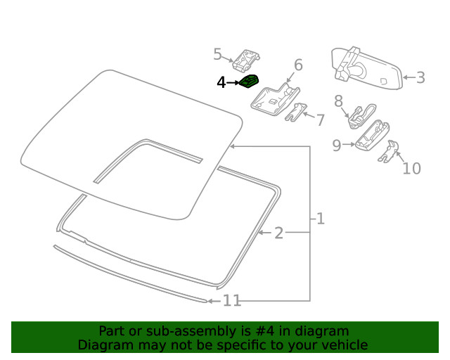 Genuine GM Front View Camera 84159610