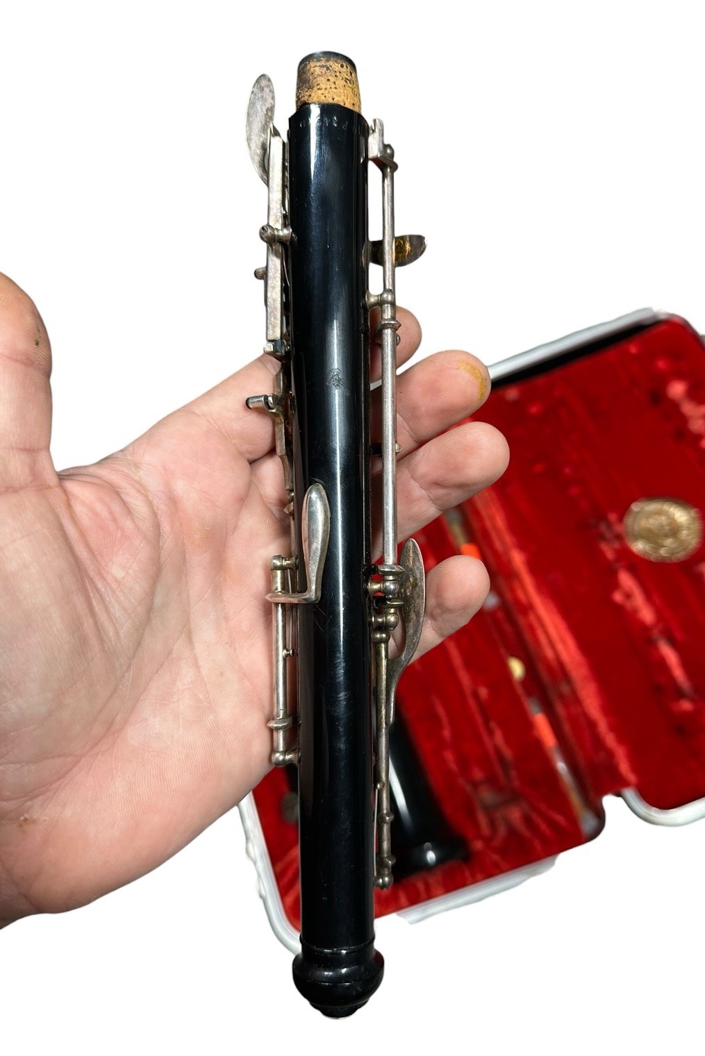 Linton Student Oboe in a case serial #VP34919 Vintage As Is