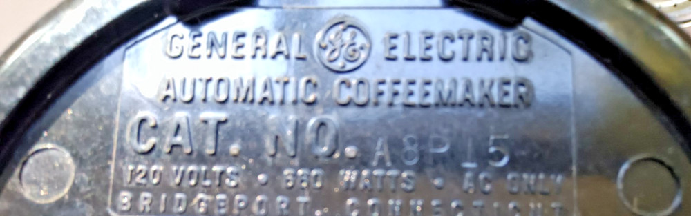GE A8P15 9 Cup Automatic Percolator Coffee Pot- STEM ONLY