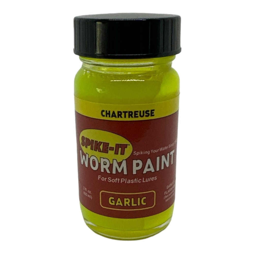 Spike-It Garlic Worm Paint - Chartreuse