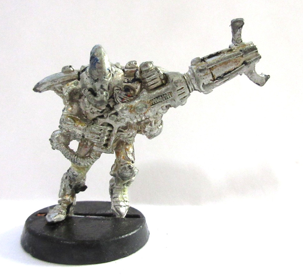 Warhammer 40K Eldar Metal Warp Spider (random pose, bare metal)