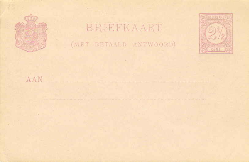 Netherlands Higgins & Gage 14 Unused.