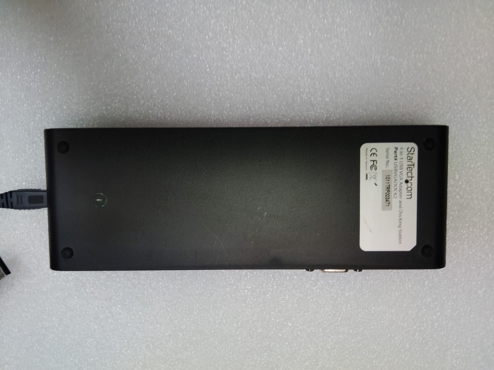 StarTech.com USBVGADOCK2 Universal Laptop Docking Station W/ Adapter -VGA Audio