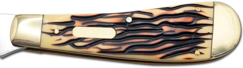 Old Ram Hawkbill Pruner Knife Tradition blade Folding Knife Design Handle