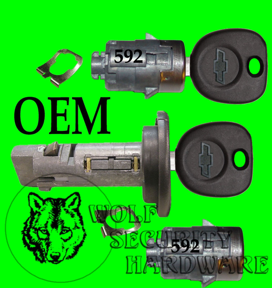 2002 Silverado Others Ignition Switch Lock Cylinder & Door Lock Set 2 Chevy Key