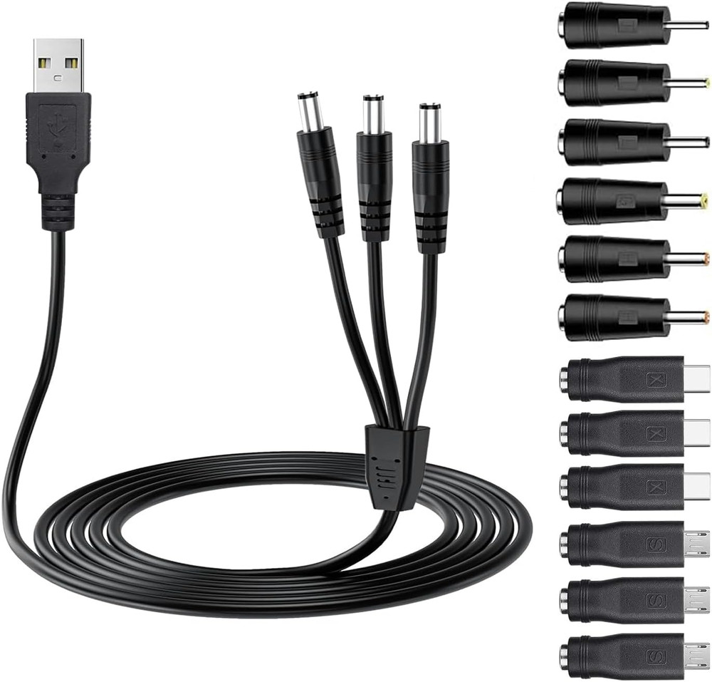 Universal Dog Shock Collar Charger Cable, 12-In-1 Training Collar USB Charging C