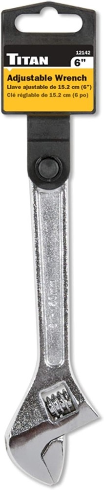 Titan 12142 6-Inch Adjustable Wrench