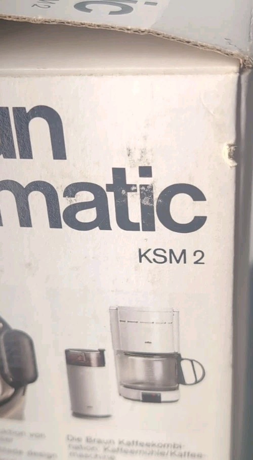 Braun KSM 2 Aromatic Coffee Grinder - White