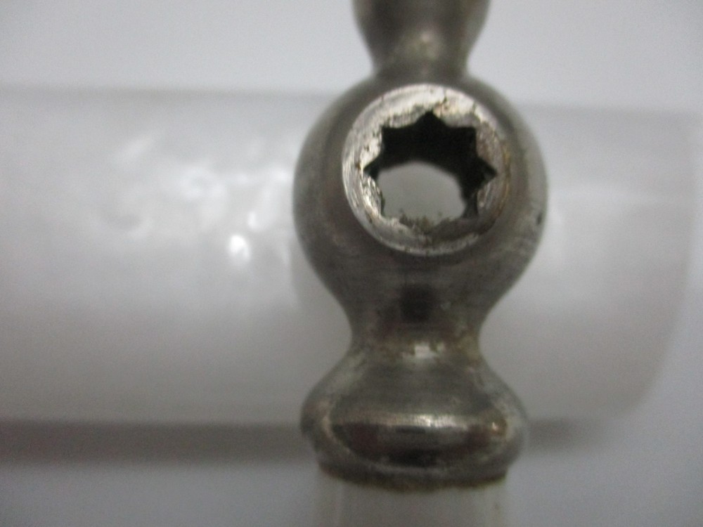Antique Porcelain Faucet Handle Cold
