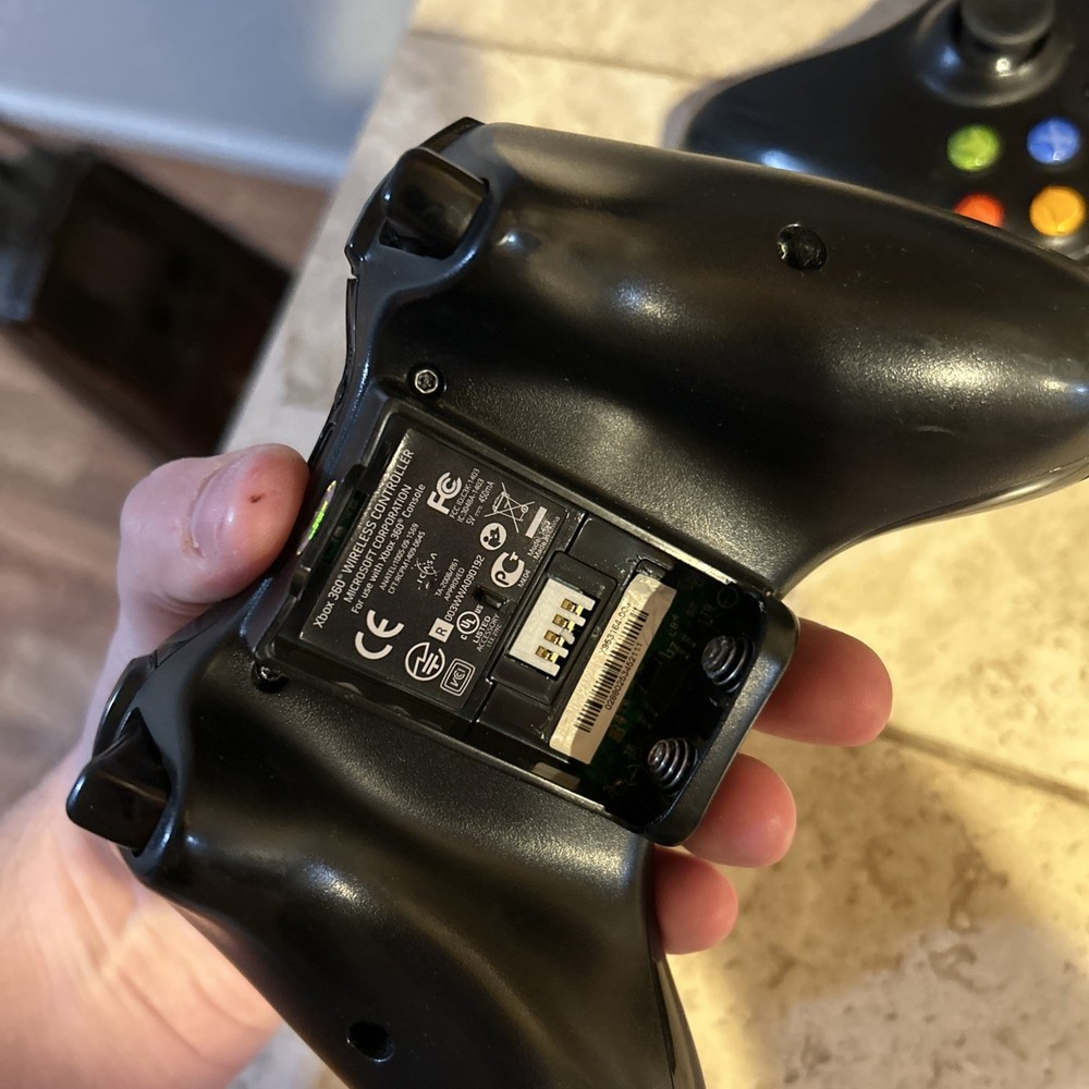 Microsoft Xbox 360 Wireless Controller Black OEM Genuine/Tested/Working