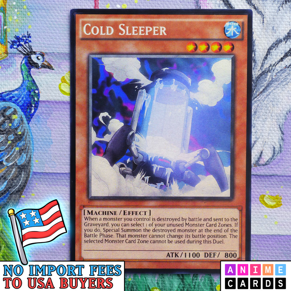 Cold Sleeper ANIME EFFECT HOLO card