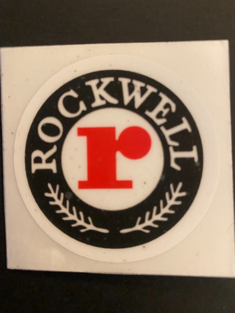 VINTAGE ROCKWELL DECAL 2"