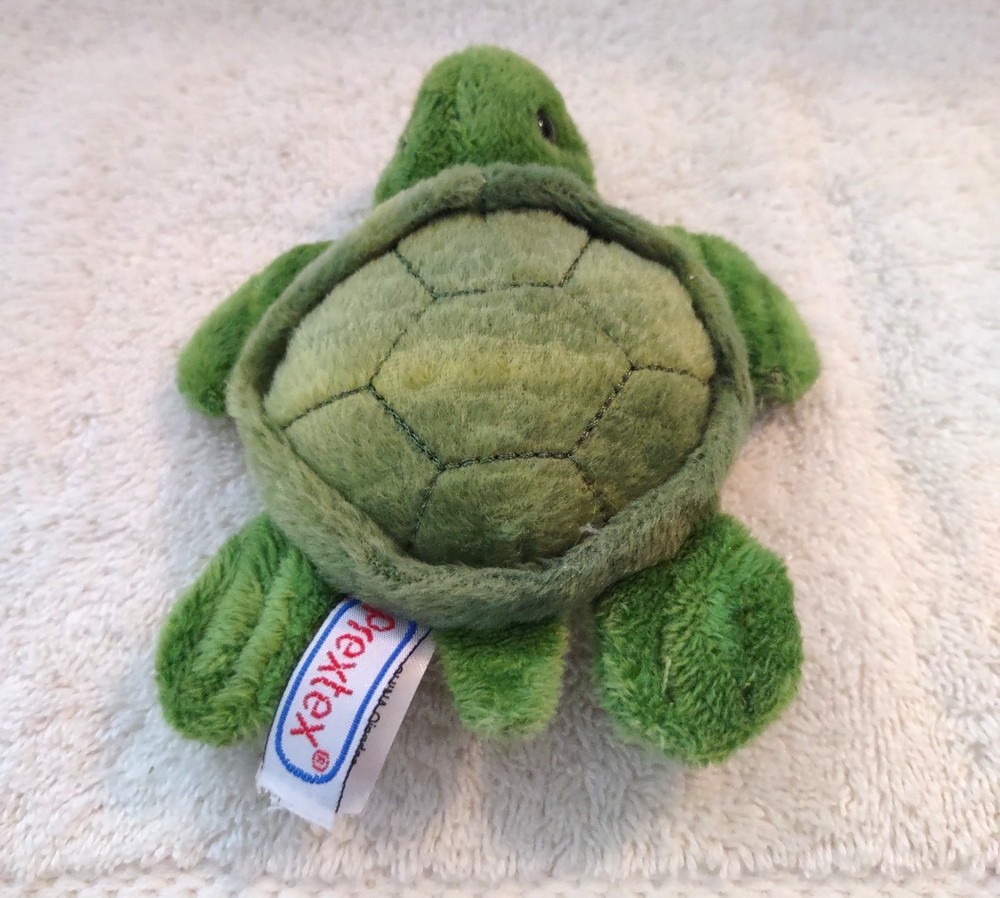 Prextex Plush Green Turtle 4 1/2" From 2021