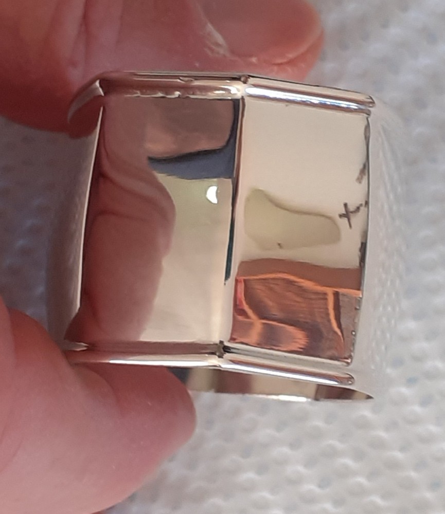 Vintage 800 Silver Napkin Holder