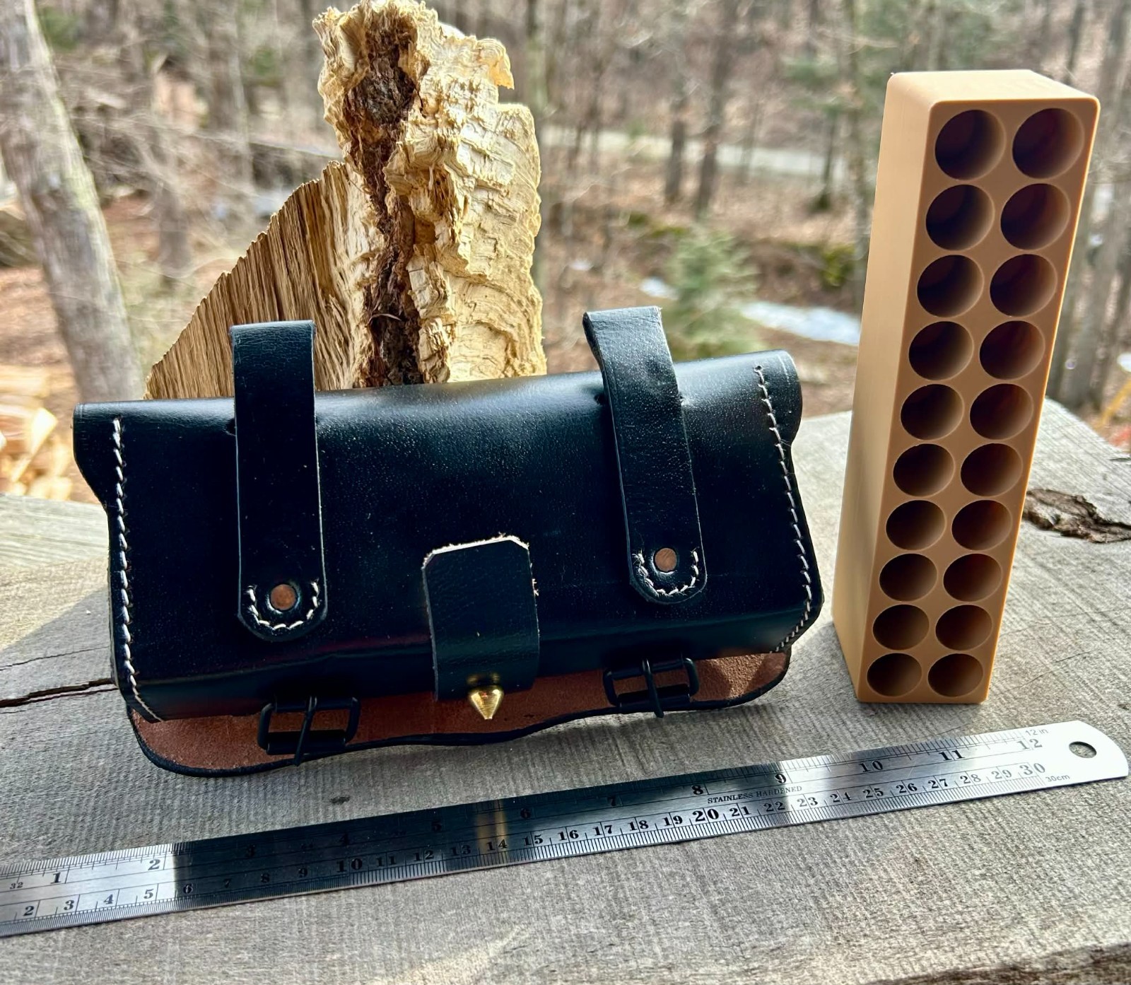 Smith Carbine Cartridge Block for Leather Boxes, Block Only, SEE DESCRIPTION