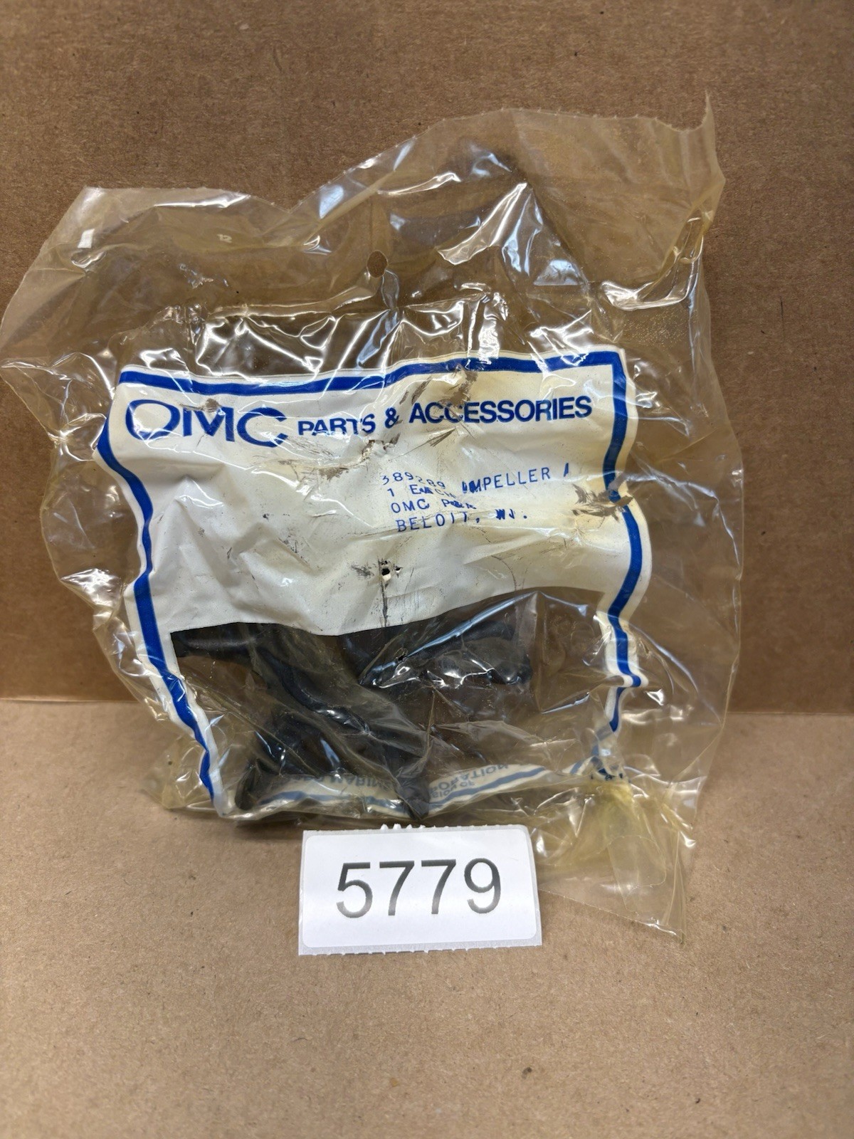 OMC 389289 Impeller for Water Pump Fits Johnson Evinrude Outboard Motor NOS OEM