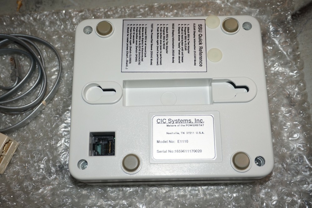CIC SYSTEMS PowerStat System Support Unit Card Reader E1110 BRAND NEW!