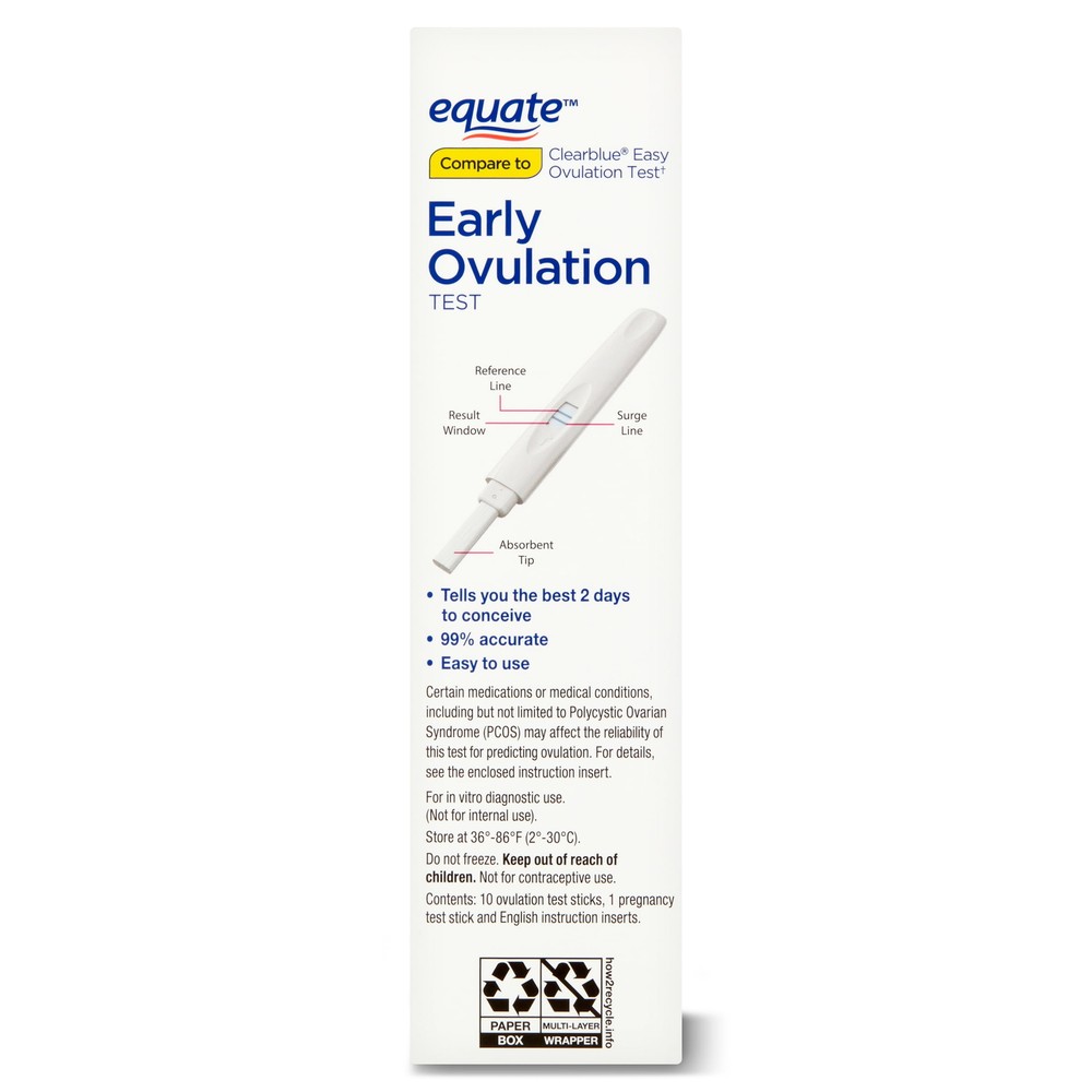 Equate Early Ovulation Test Kit 10 + 1