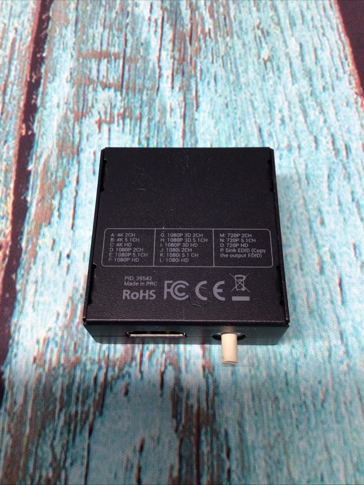 EDID Feeder HDMI Resolution