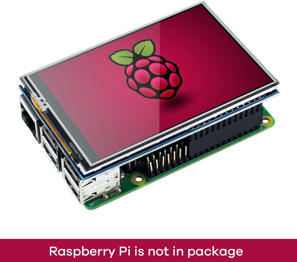 3.5 Inch 480x320 Touch Screen TFT LCD SPI Display Panel for Raspberry Pi B,...