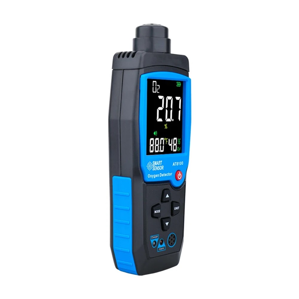 Smart Oxygen Detector Handheld Oxygen O2 Concentration Analyzer Tester Alarm