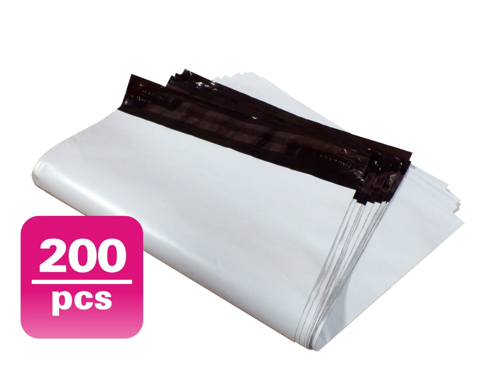 Yens® 200#M4 WHITE POLY MAILERS ENVELOPES Self Sealing BAGS 10 x 13