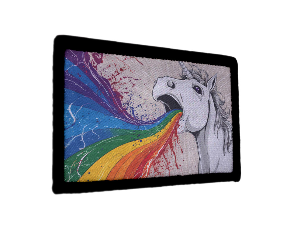 Unicorn Rainbow Puke Meme Patch Morale Tactical Hook [sub]