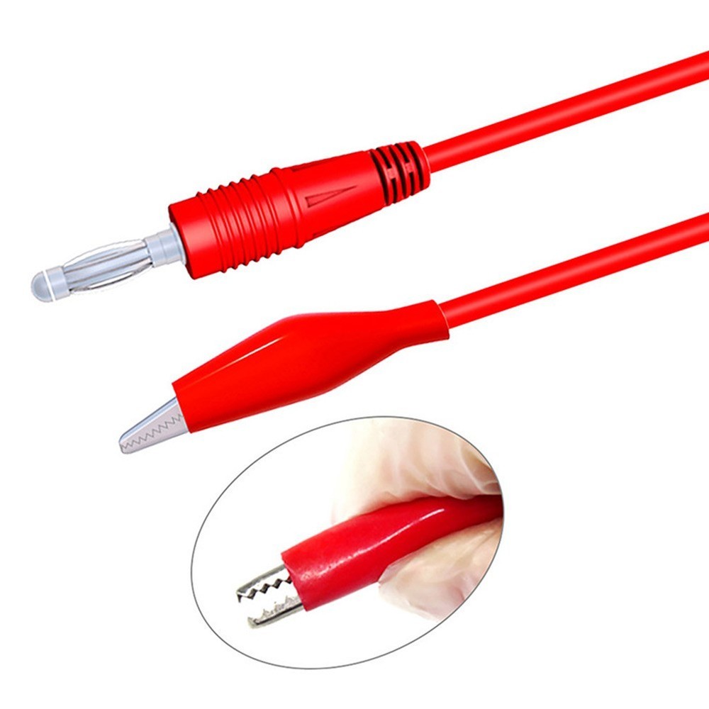 Clips Test Line 104cm 1Pair Dual Measure Tools Test Cable Line