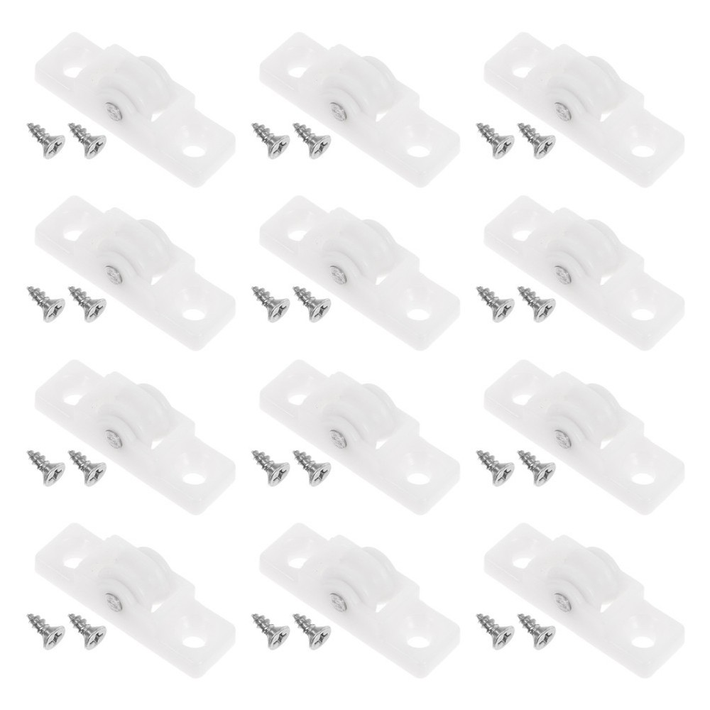 12 Pcs Upright Freezer Rollers Fridge Glides Bottom Mount Casters