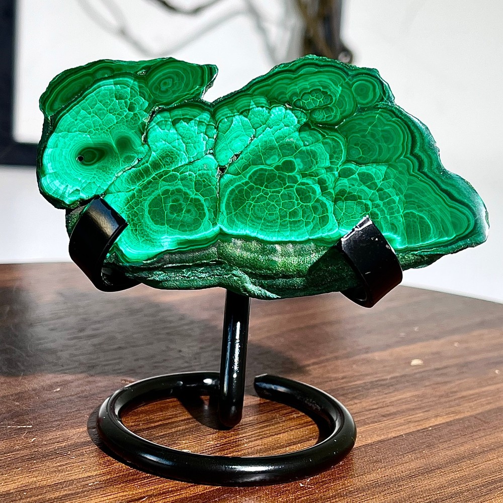 105G Green Malachite Coarse Mineral Sample