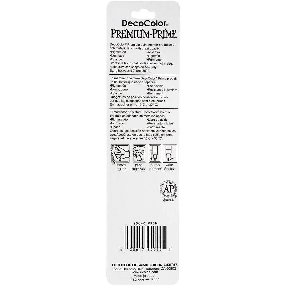 DecoColor, Paint Marker, Premium Copper Ink, Leafing Tip, 2mm, Opaque