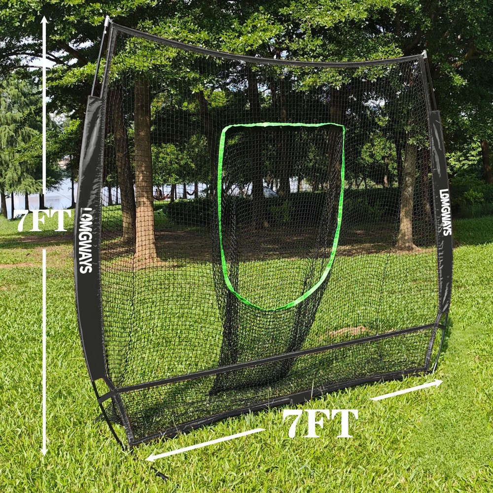 Best 77FT Golf/Baseball/Softball Practice Net for Batting Hitting, Pitching