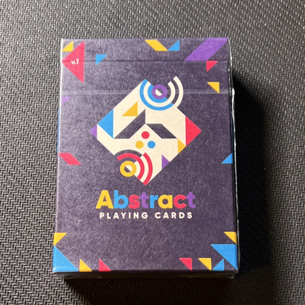 Abstract Playing Cards v.1 Card Deck Modern Geometric Design Theme