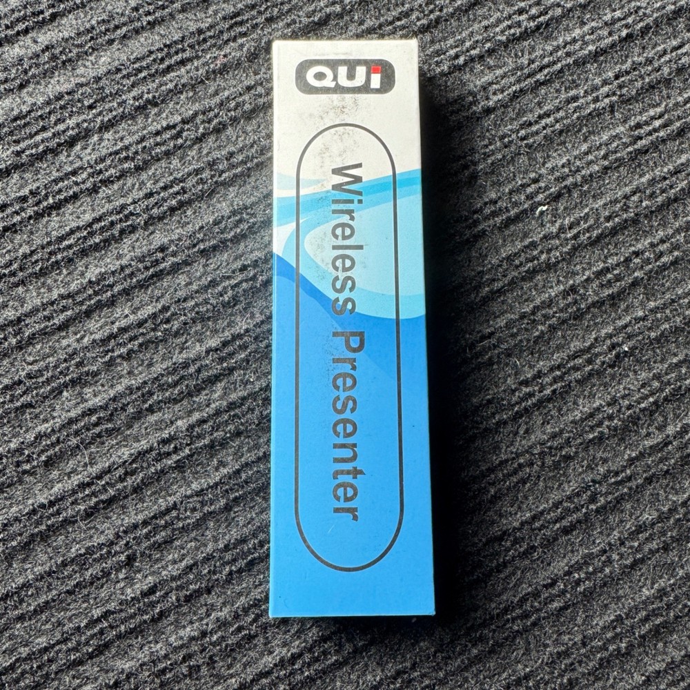 QUI BK600 Wireless Presenter Remote Laser Pointer Clicker USB 2.4GHz