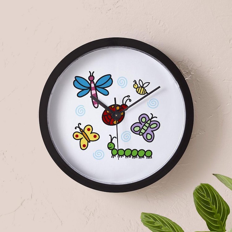 CafePress Insects 10" Wall Clock (1294511106)