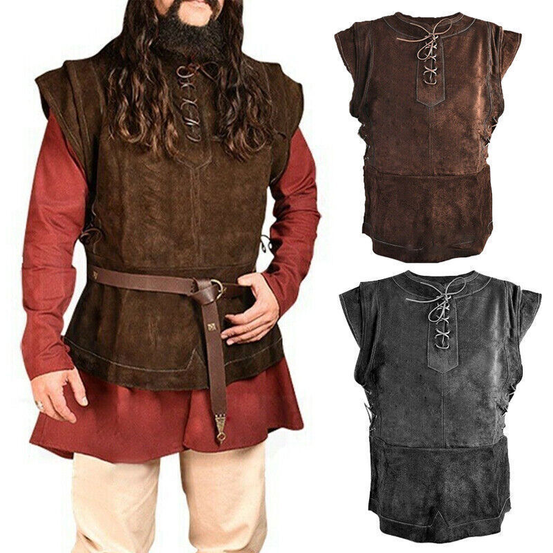 Medieval Viking Warrior Chest Armor Cosplay Costume Vintage Armor Chest Vest