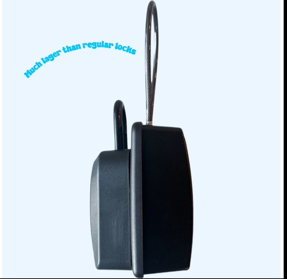 🇺🇸 Extra Large Key Lock Box With Faraday Bag For Turo Hosts.