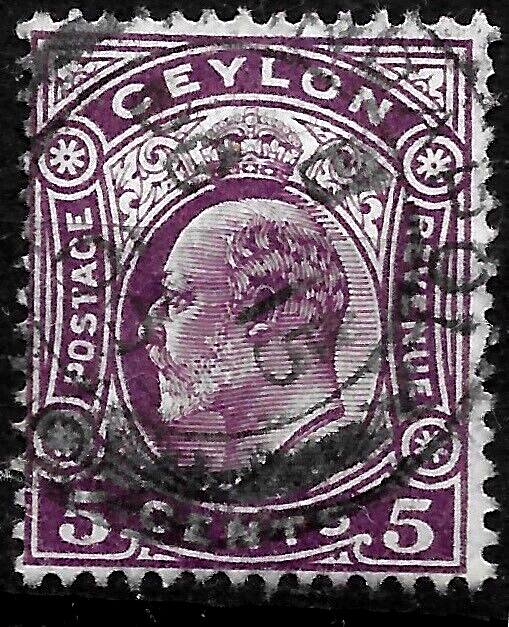 1908 Ceylon Sc #197 used VF CD ? HELP