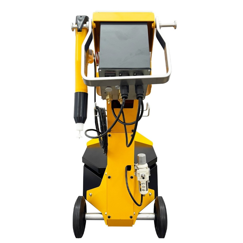 Box-type X Vibratory Feeding Electrostatic Particle Spray Gun 110V LCD Screen