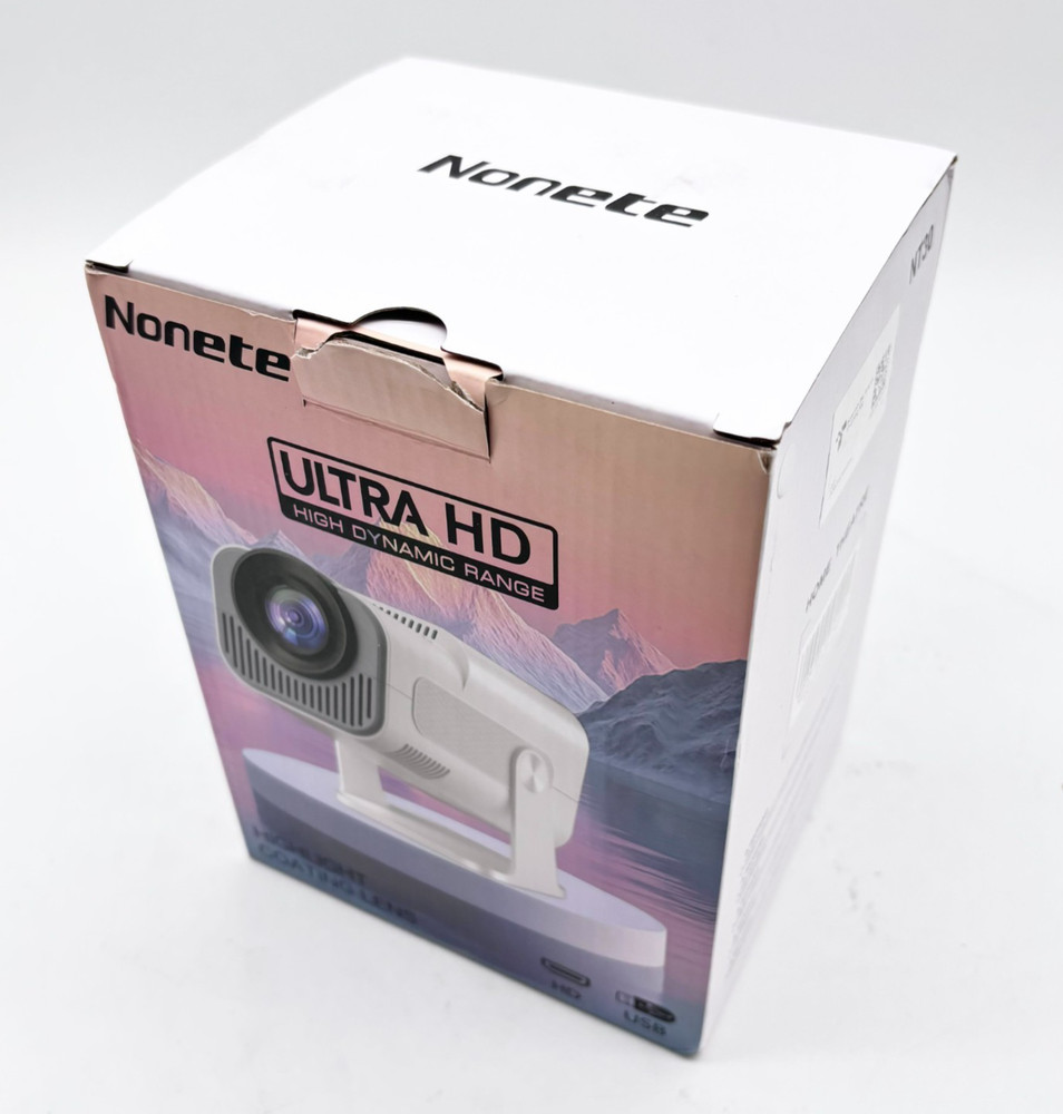 Nonete Ultra High Definition High Dynamic Range Projector Model NT30 - White