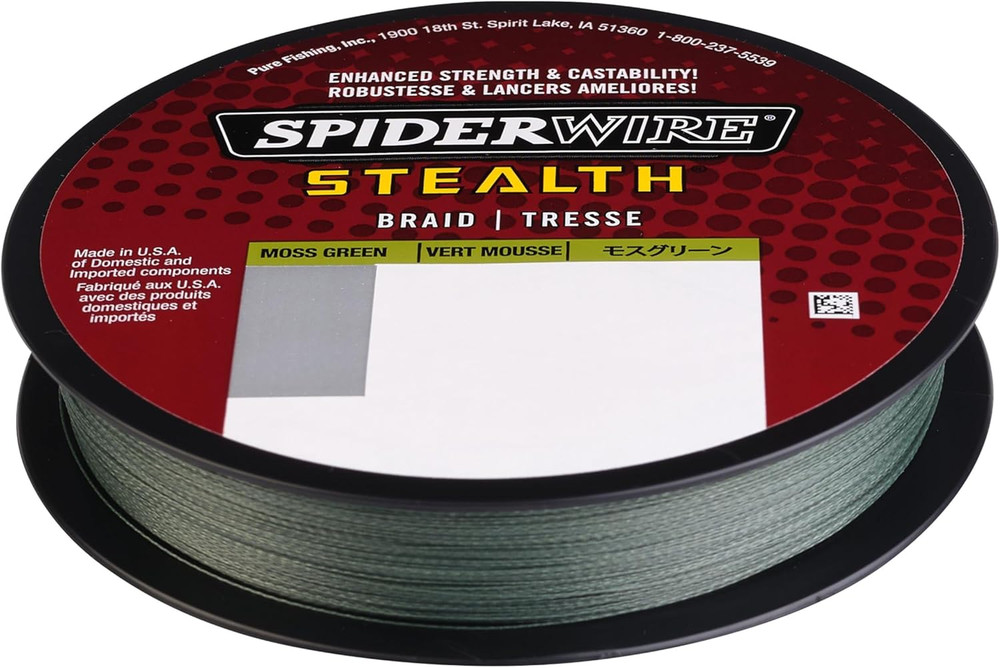 Spiderwire Stealth Braid 15lb Break Strength 200 Yards