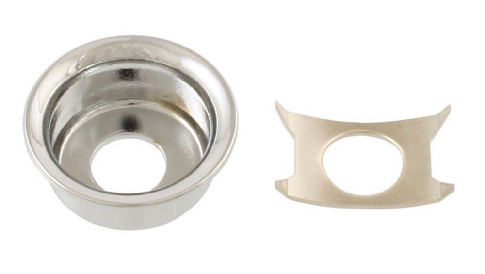 Tele / Telecaster ®   Jack Cup. USA size Nickel Ferrule Input
