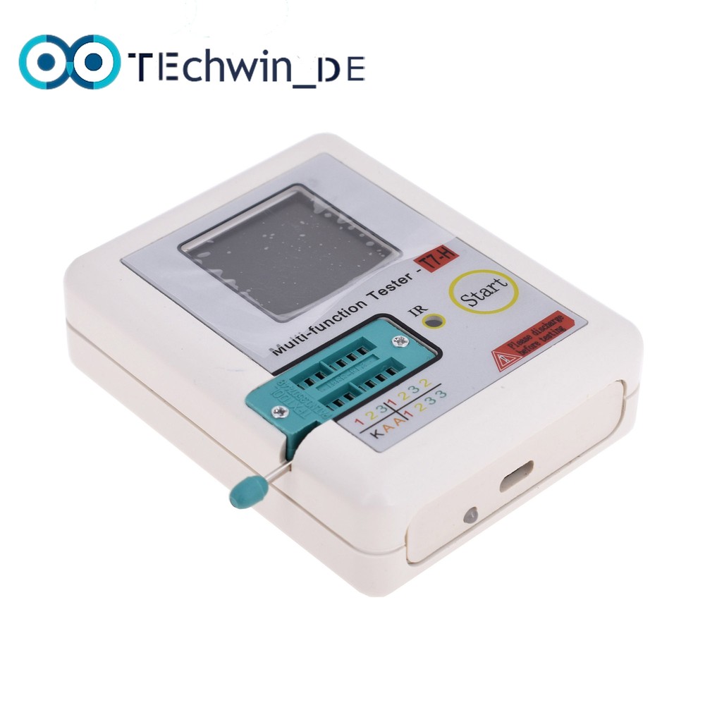 LCR-TC1/T7 LCD Display function Didoe Triode TFT Backlight Transistor Tester