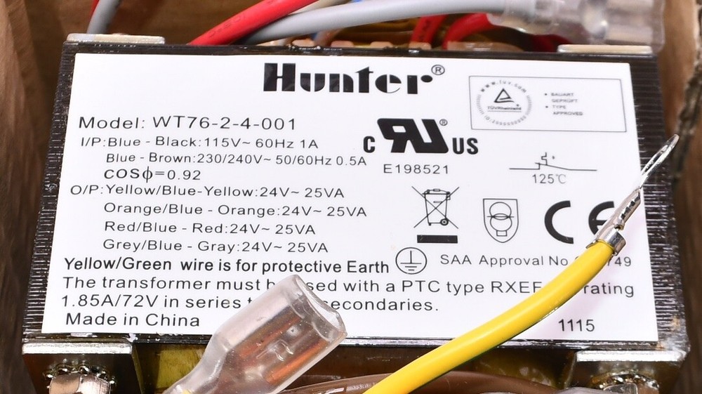 Hunter Transformer for Genesis & VSX Golf Controller